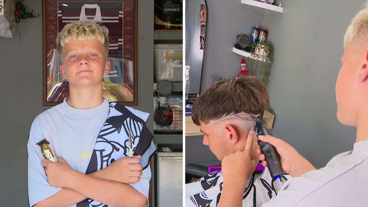 NSW teen barber a cut above the rest as TikToks go viral