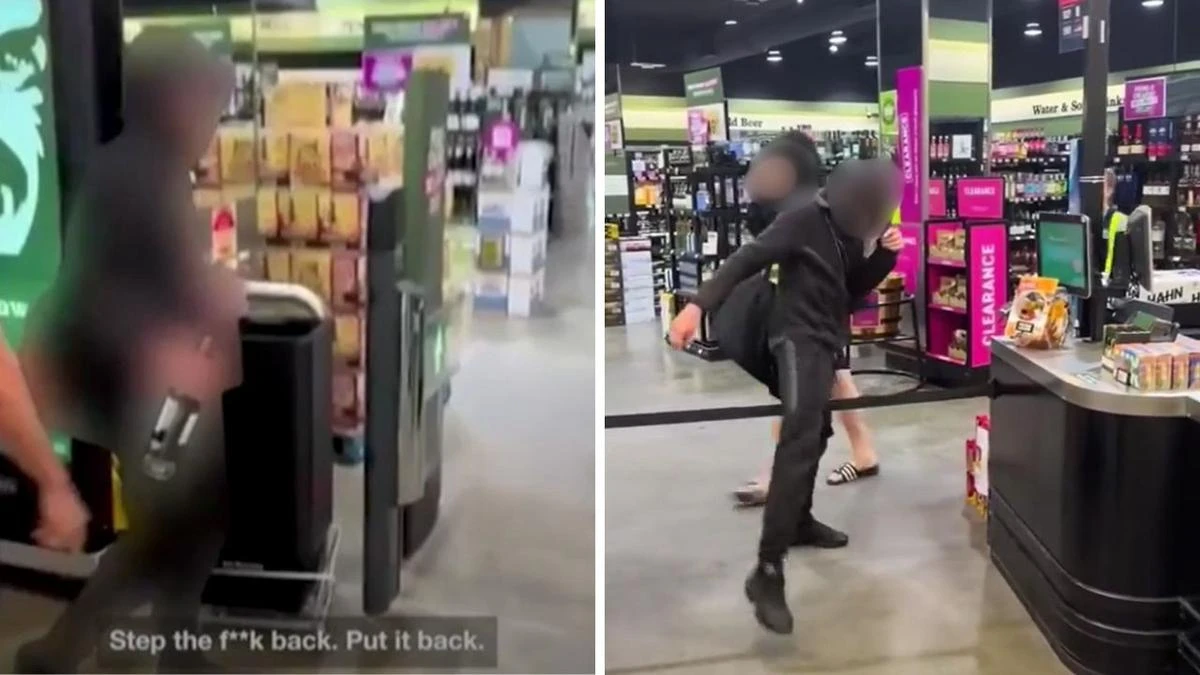 Bystanders step in to stop teens caught trying to steal booze