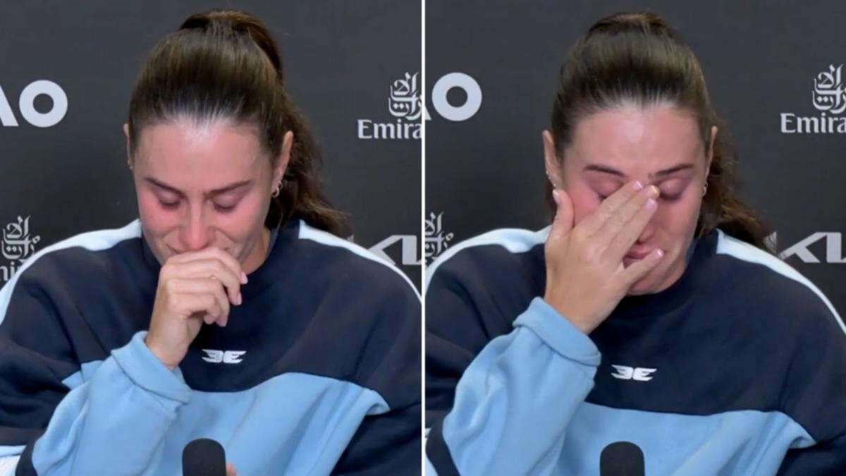 Tears flow in ‘rattled’ Aussie No.1’s press conference