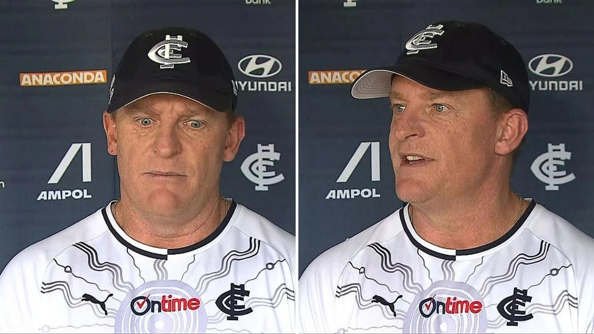 Embattled coach attempts to shut down journo over curly question