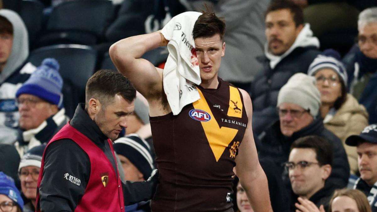 Hawthorn spearhead dealt shattering injury blow