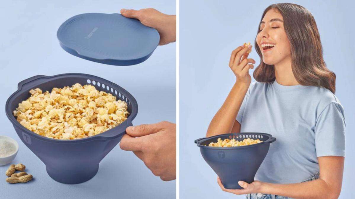 Tupperware’s latest popcorn invention is a game-changer for healthy snack makers