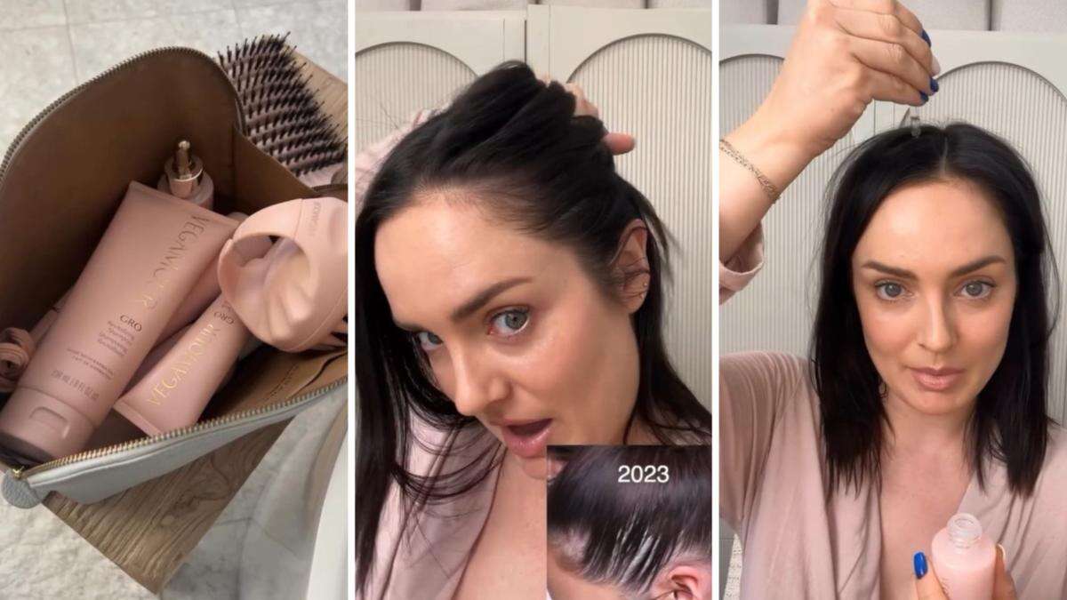 Aussie beauty expert reveals secret to her incredible hair growth postpartum