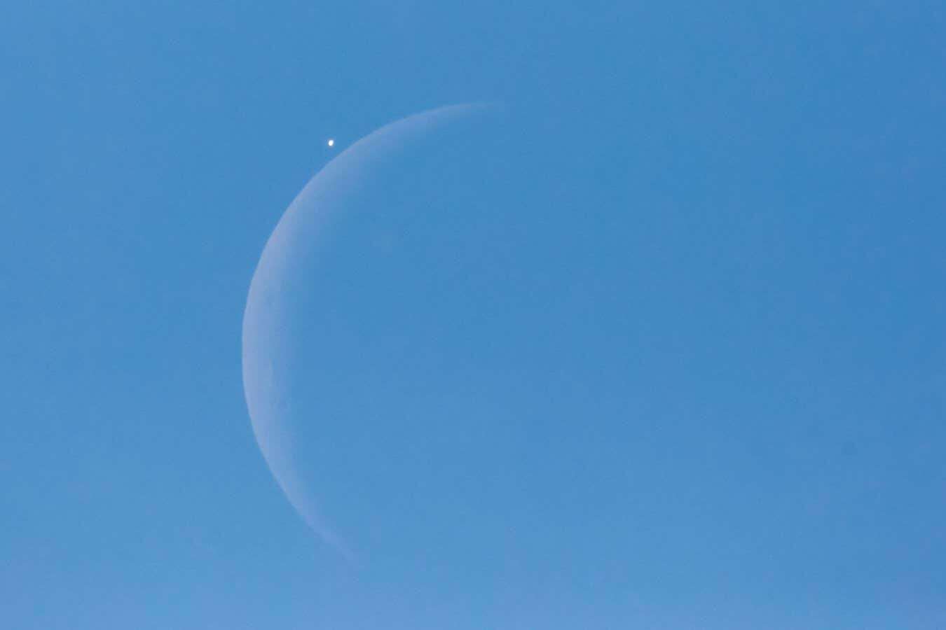 When to see Venus disappear behind the moon for its lunar occultation