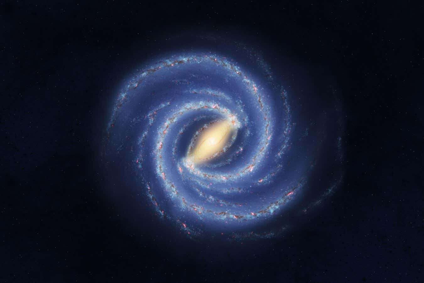 A giant wave in the Milky Way may have been created by another galaxy