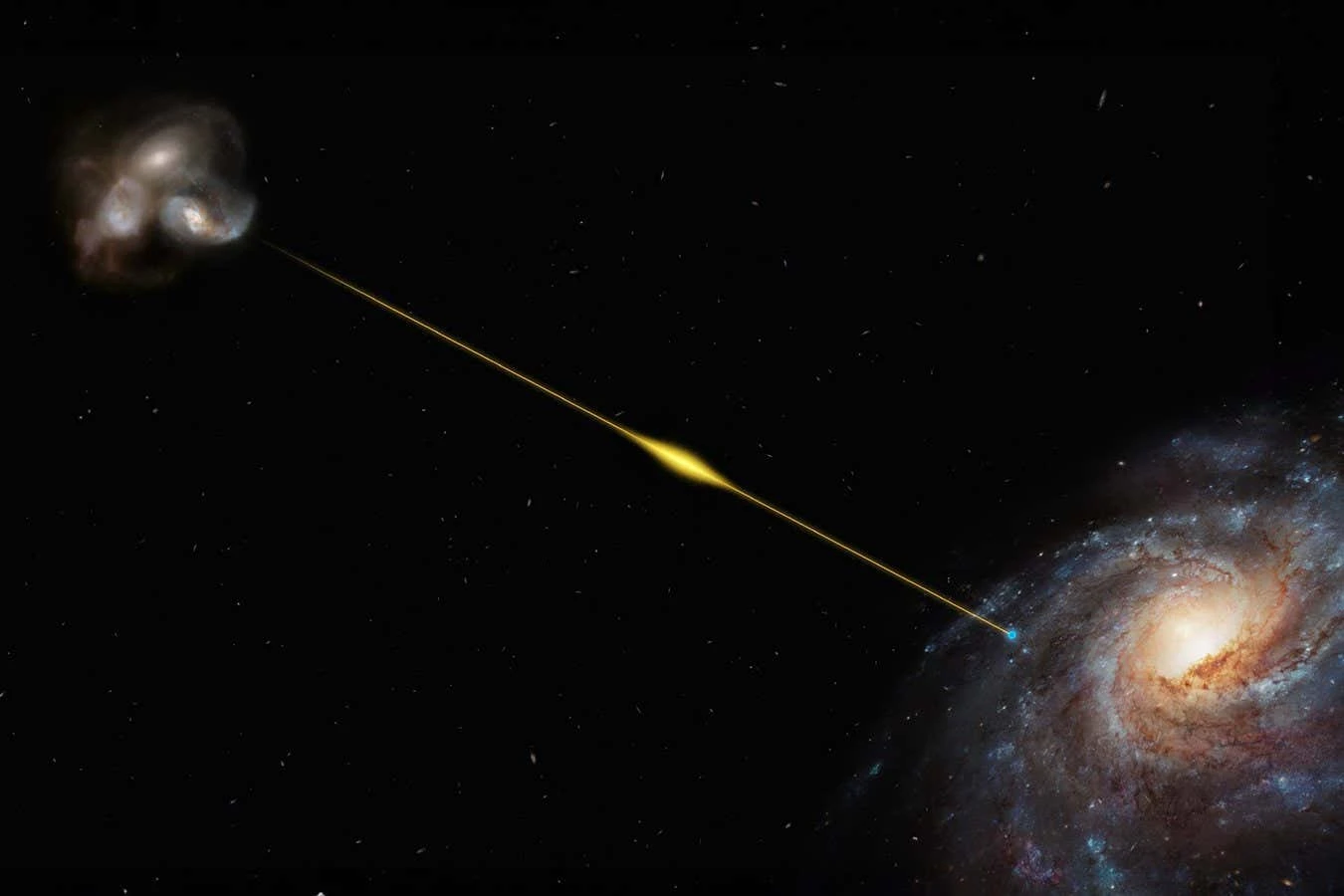 Mysterious radio burst came from group of galaxies in distant universe