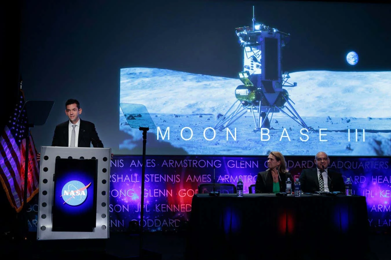 NASA plans a base on the moon spanning hundreds of square kilometres