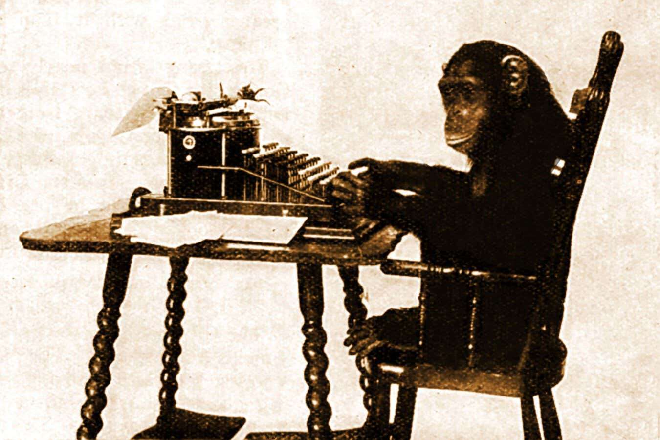 Chimpanzees will never randomly type the complete works of Shakespeare