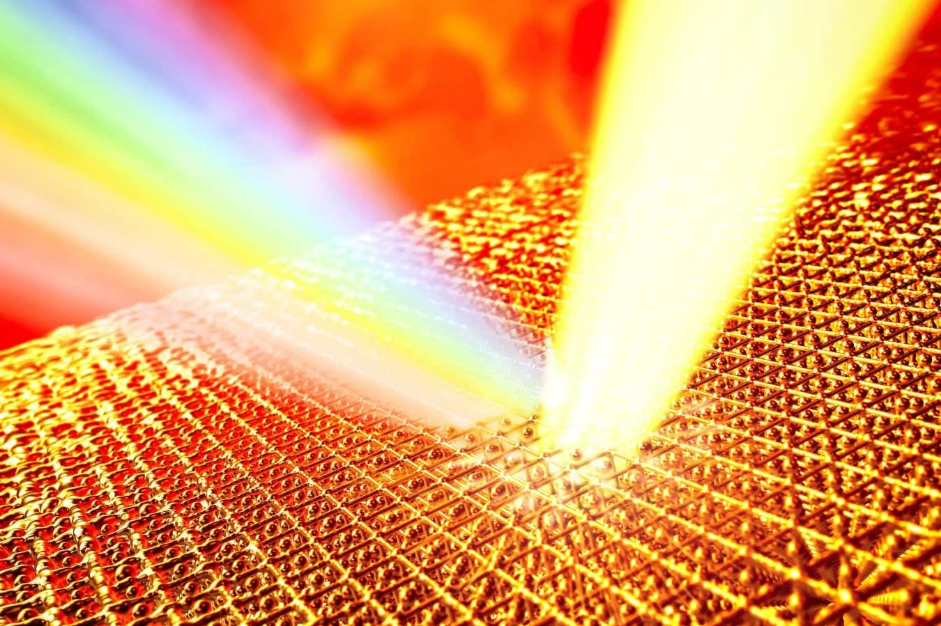 Gold can be heated to 14 times its melting point without melting