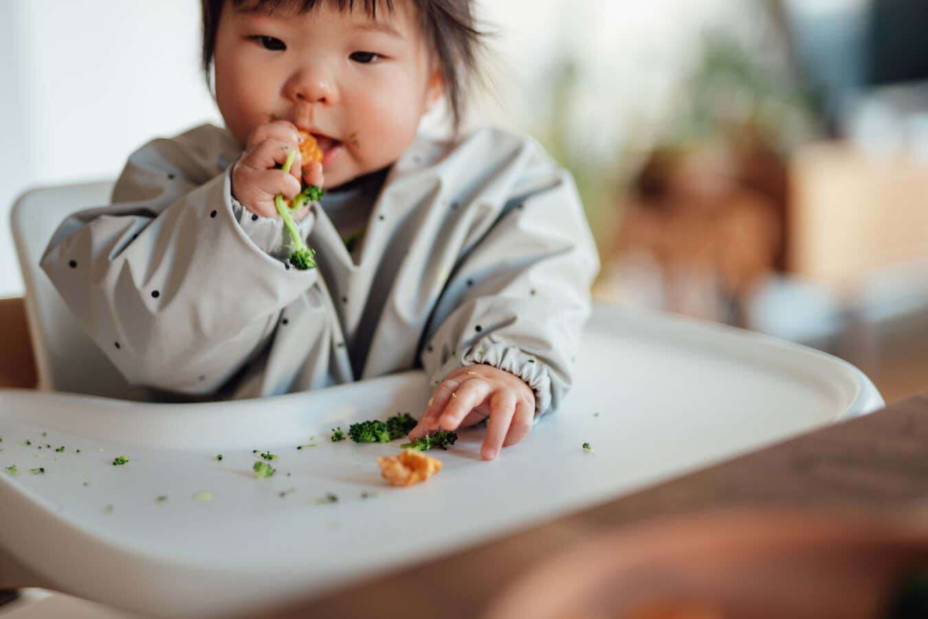 Baby-led weaning makes little nutritional difference vs spoon-feeding