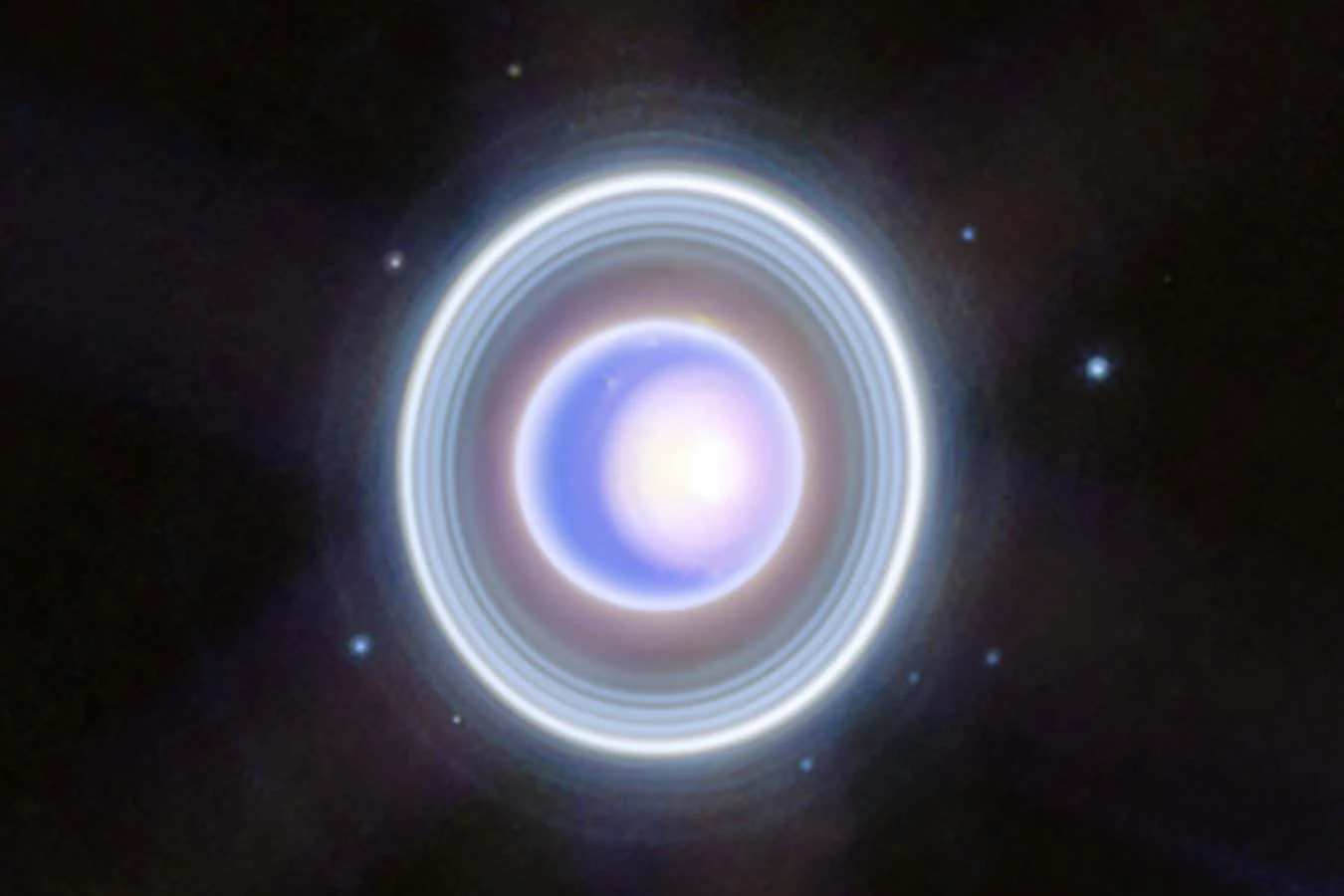 Stunning JWST image of Uranus shows 13 rings and nine moons