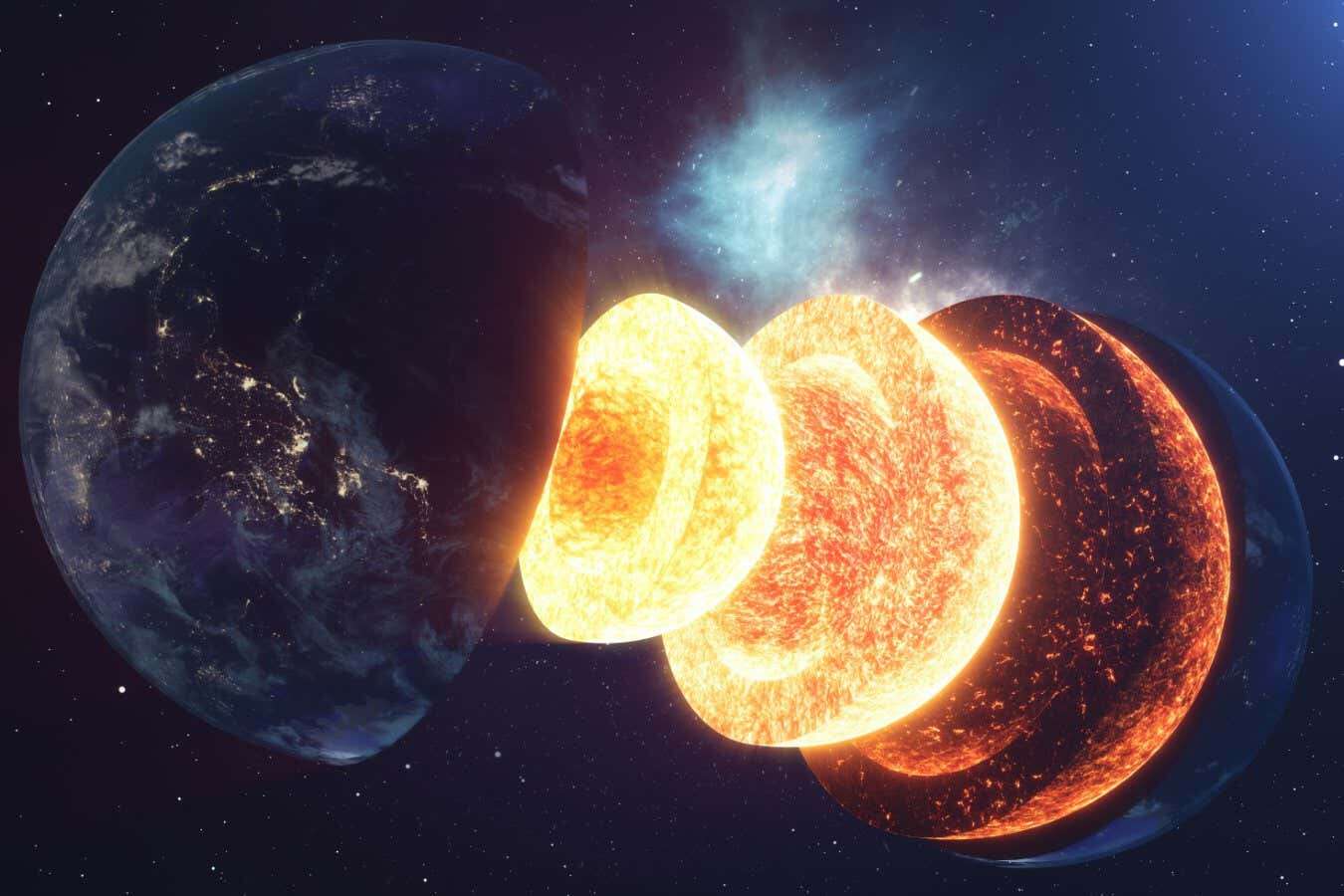 We may have solved the mystery of what froze Earth's inner core