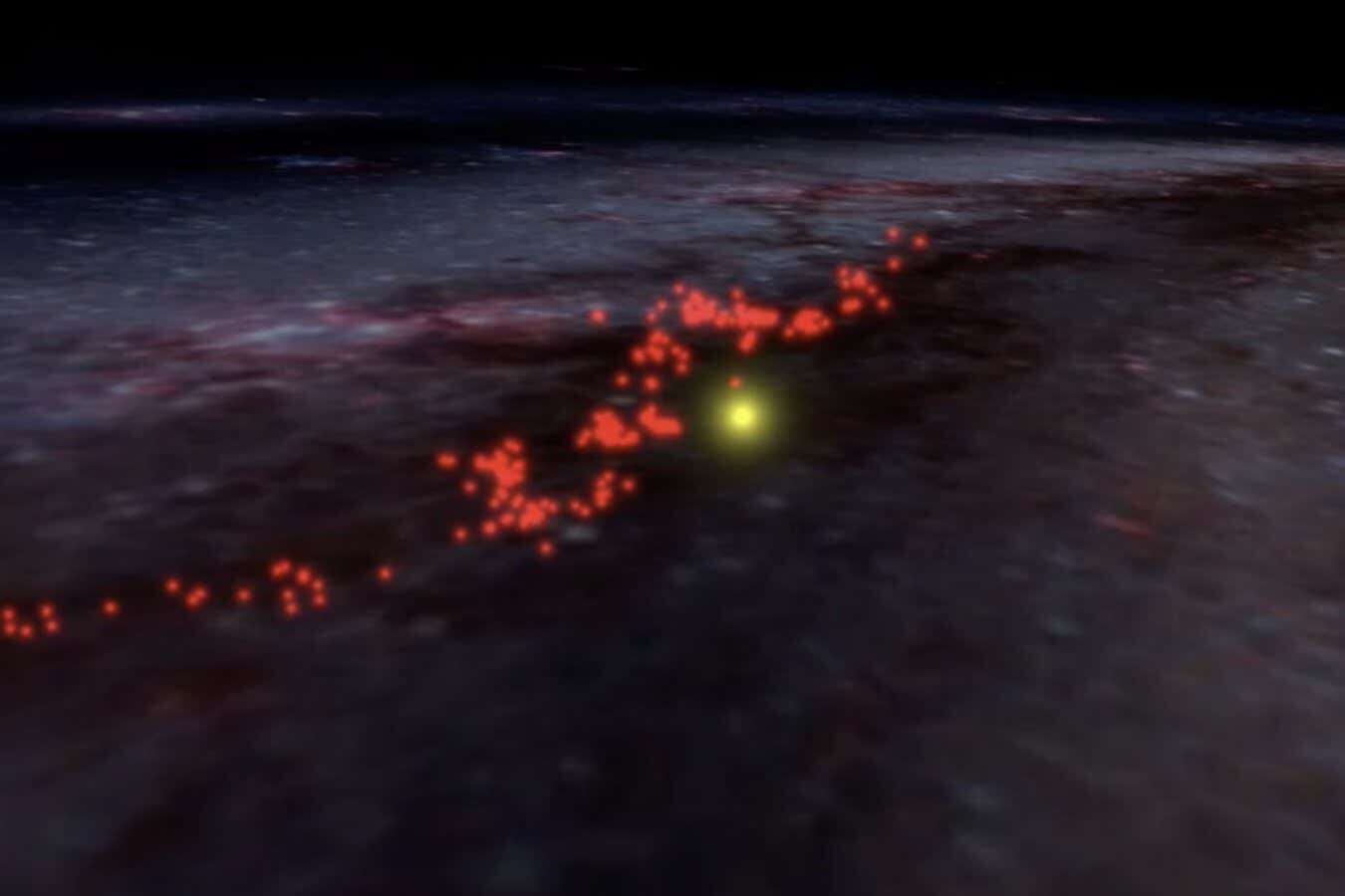 The solar system was once engulfed by a vast wave of gas and dust