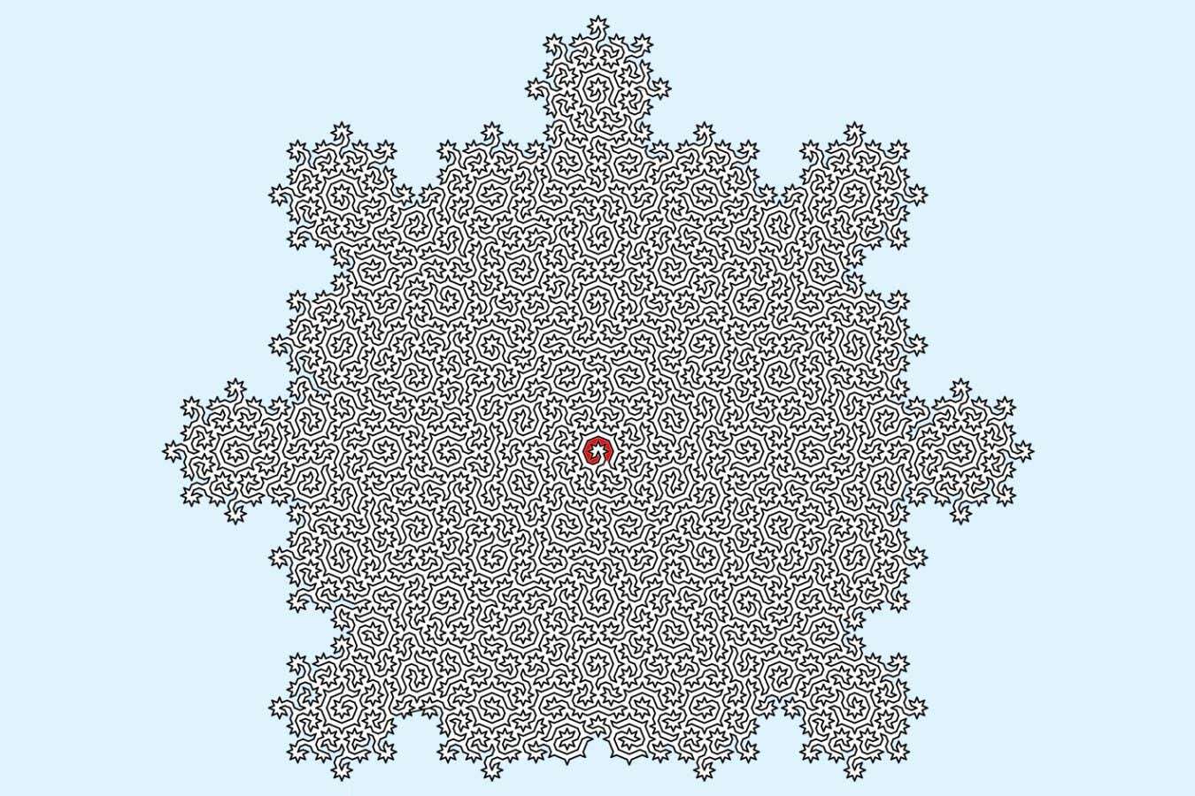 Incredibly complex mazes discovered in structure of bizarre crystals