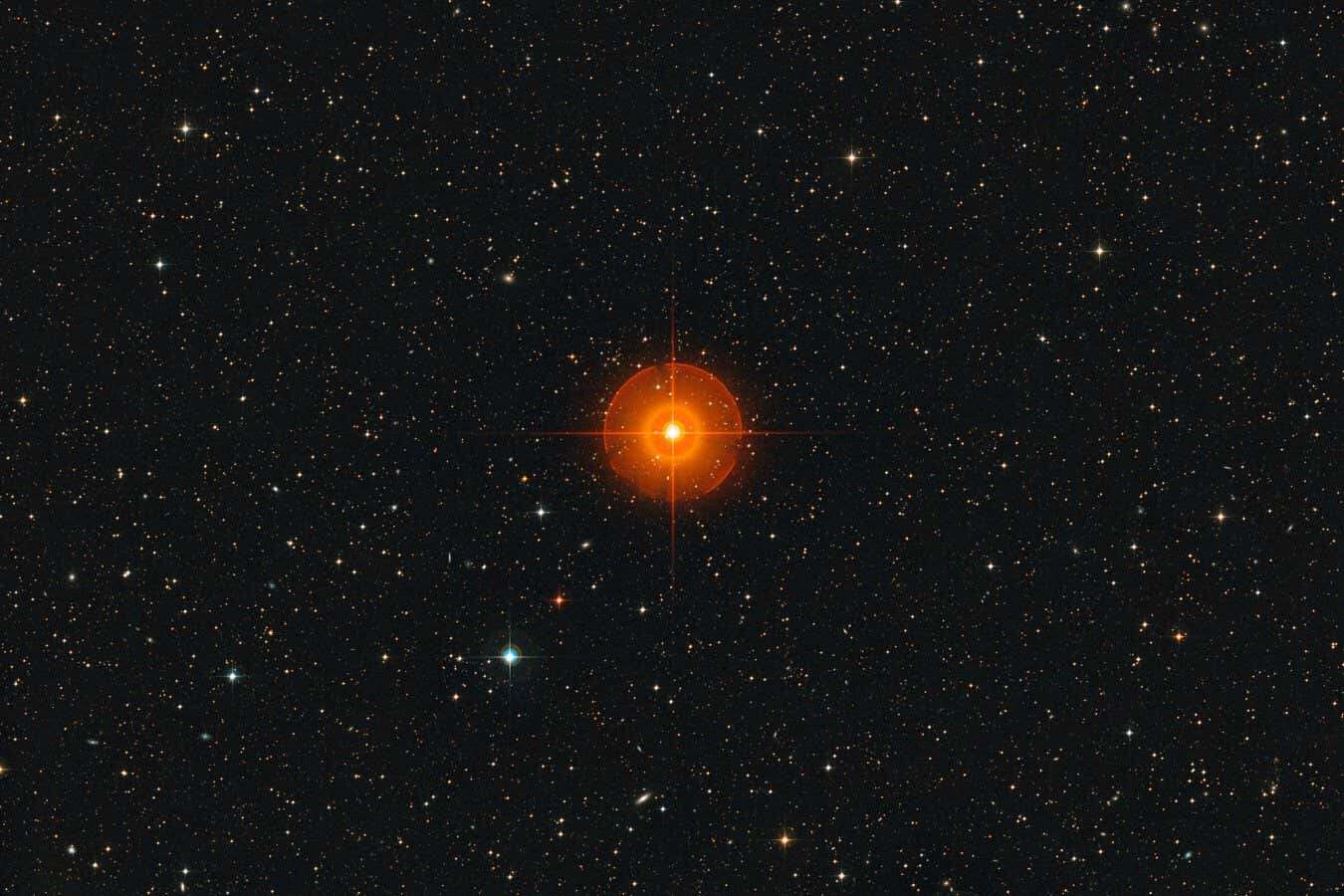 Bubbles of gas 75 times larger than our sun spotted on another star