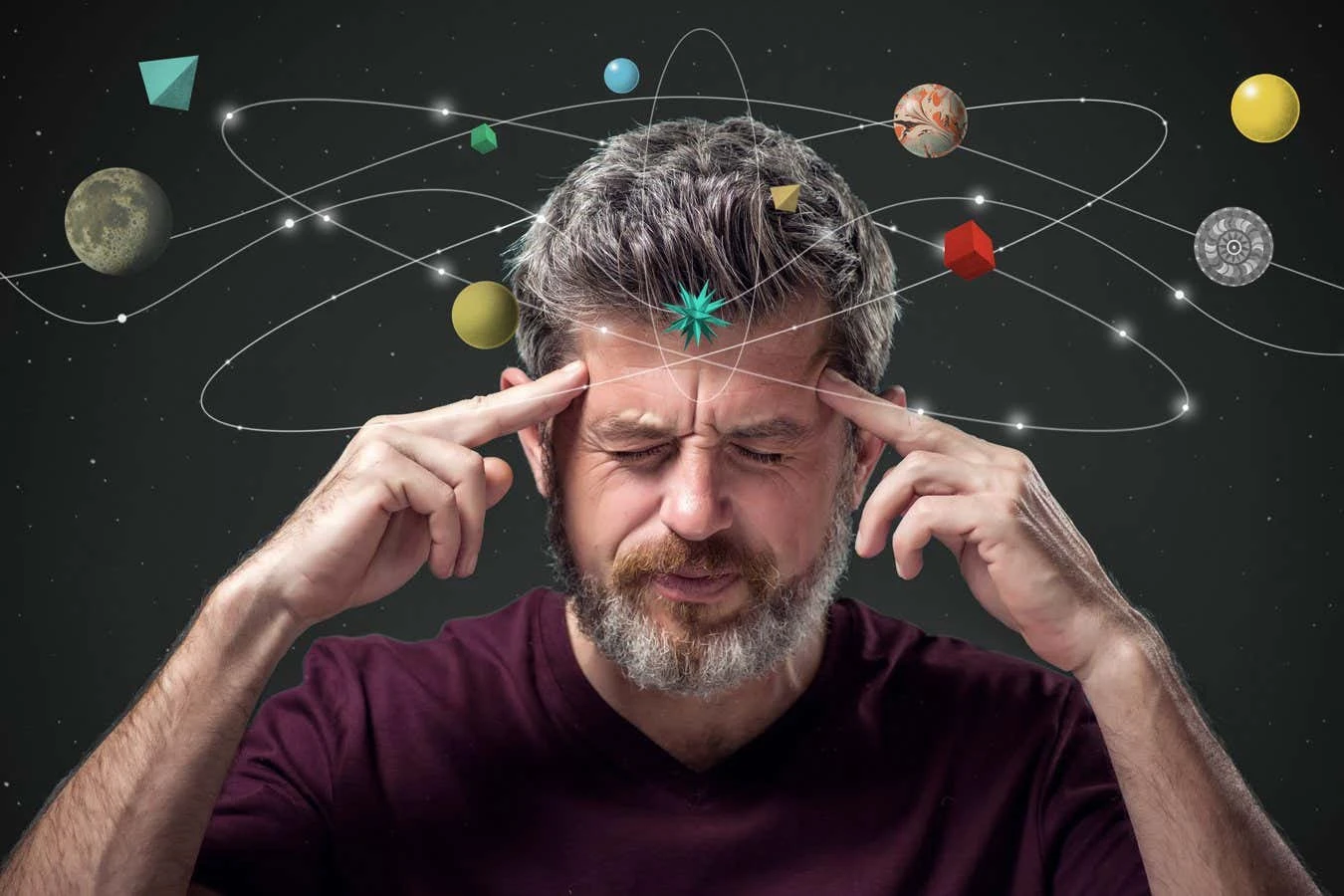 How your whole imagination is conjured up from three brain processes