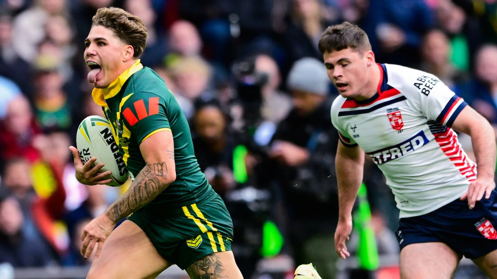 Rugby League Ashes 2025 LIVE! Australia holding onto lead against England