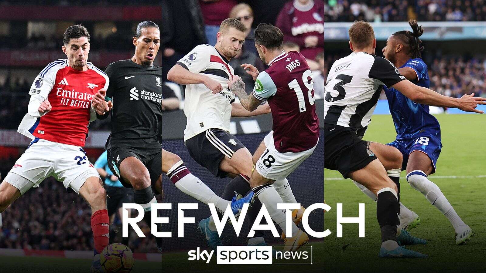 Ref Watch: Man Utd, Arsenal, Chelsea incidents analysed LIVE!