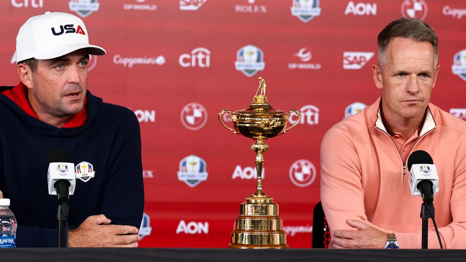 Ryder Cup LIVE! Updates as Team USA stars speak to media while Europe practice