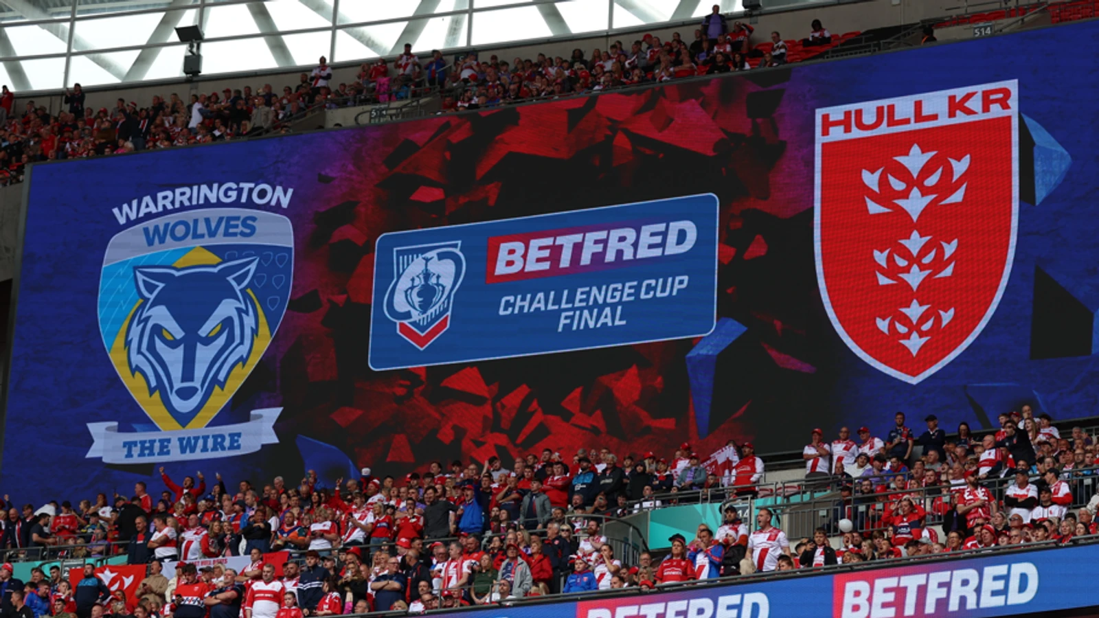 Challenge Cup final LIVE! Warrington face Hull KR in Wembley showpiece
