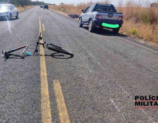 CrianÃ§a de 12 anos morre em acidente entre moto e bicicleta em Minas