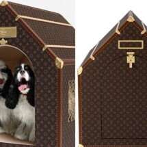 Louis Vuitton lanÃ§a casinha de cachorro que custa R$ 340 mil