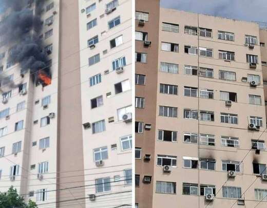 VÃ­deo: bateria de bicicleta elÃ©trica explode e causa incÃªndio em prÃ©dio