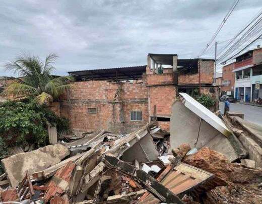 Com previsÃ£o de chuva forte, PBH diz que nÃ£o hÃ¡ riscos onde imÃ³vel desabou