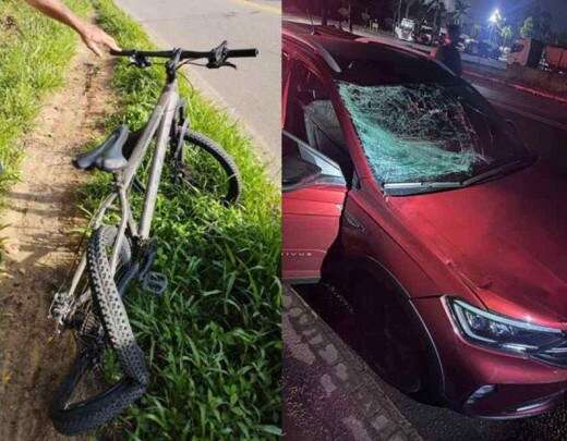 MG: homem atropela ciclista na BR-354 e nÃ£o presta socorro