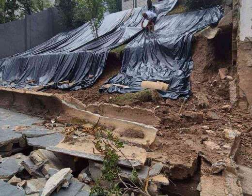 BH: sobe para oito o nÃºmero de regiÃµes em alerta de risco geolÃ³gico