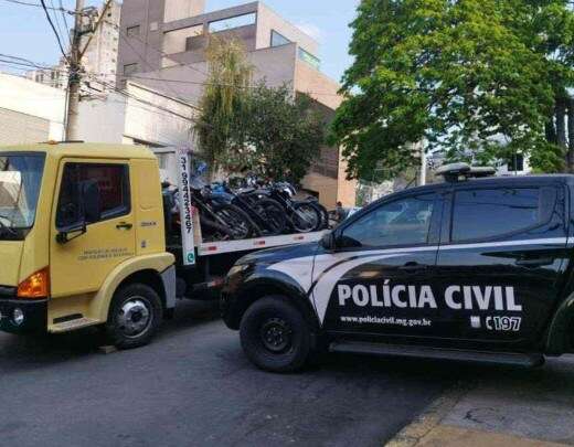 PolÃ­cia Civil prende trÃªs suspeitos por furto, roubo e adulteraÃ§Ã£o de motos