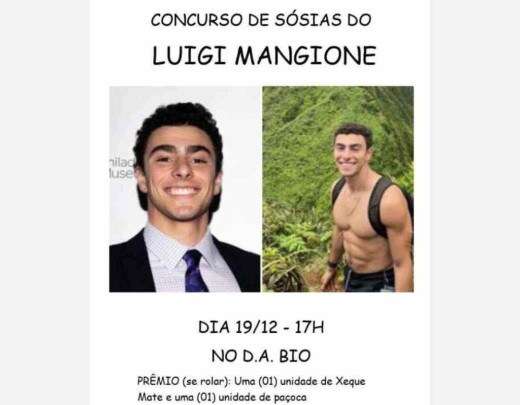 PolÃªmica? Alunos da UFMG fazem concurso de sÃ³sias de Luigi Mangione