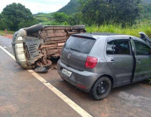 Minas: capotamento e morte na estrada