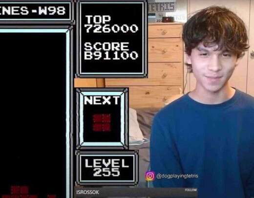 Adolescente de 16 anos revela o que acontece apÃ³s a fase 225 do Tetris