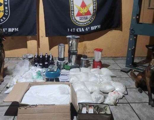 IrmÃ£s sÃ£o presas em casa usada como laboratÃ³rio para preparo de cocaÃ­na