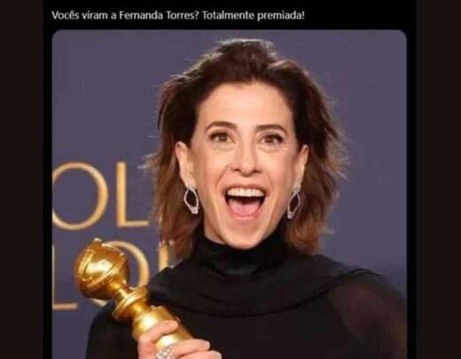 âTotalmente premiadaâ: de onde vem o meme da vitÃ³ria de Fernanda Torres