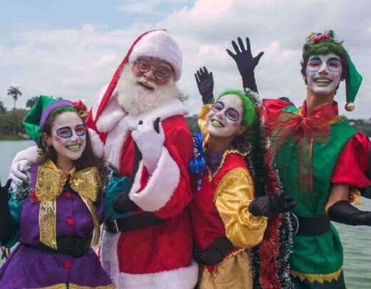 BH: Papai Noel vai andar em metrÃ´ conduzido por um 'duende'