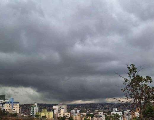 Pode chover sÃ¡bado e domingo. Semana comeÃ§a com tempestades em BH