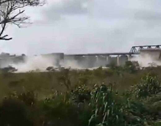 VÃ­deo: ponte cai na divisa do Tocantins com o MaranhÃ£o e mata uma pessoa