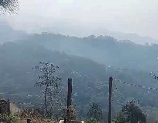 Queimada jÃ¡ consumiu 600 hectares de vegetaÃ§Ã£o na Serra do ParedÃ£o