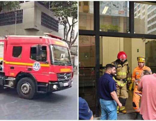 IncÃªndio atinge 8Âº andar de edifÃ­cio no Centro de BH; prÃ©dio Ã© evacuado