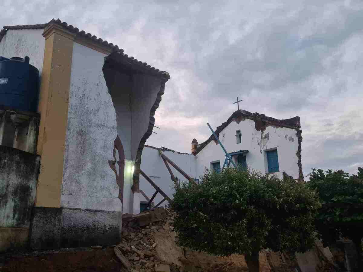 Igreja, estado e municÃ­pio unem forÃ§as para salvar templo histÃ³rico de MG