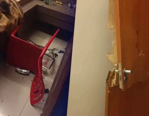Grande BH: casal destrÃ³i quarto de motel durante discussÃ£o; veja vÃ­deo