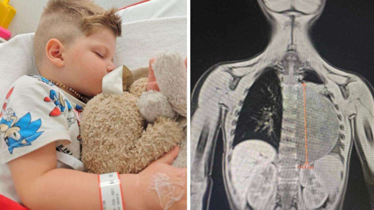 Devastating discovery after three-year-old hospitalised