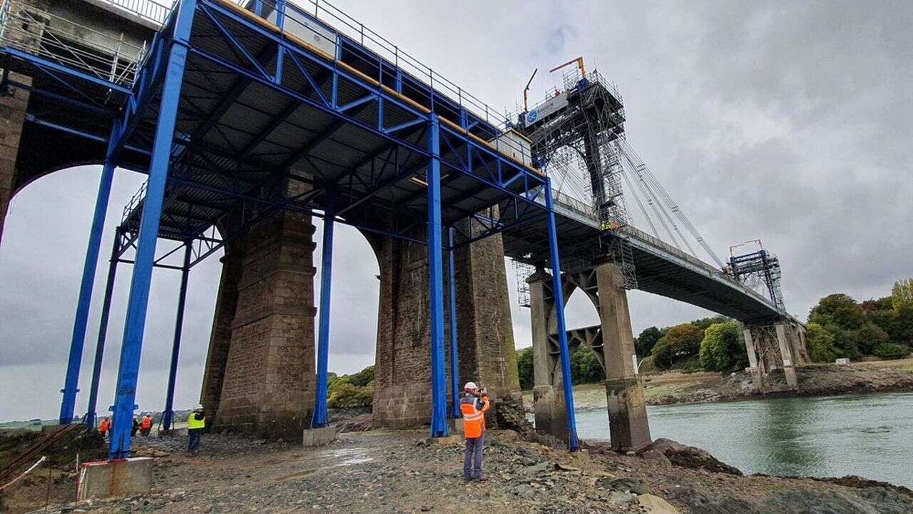 Côtes-d'Armor : la fin de la rénovation du pont de Lézardrieux de nouveau retardée