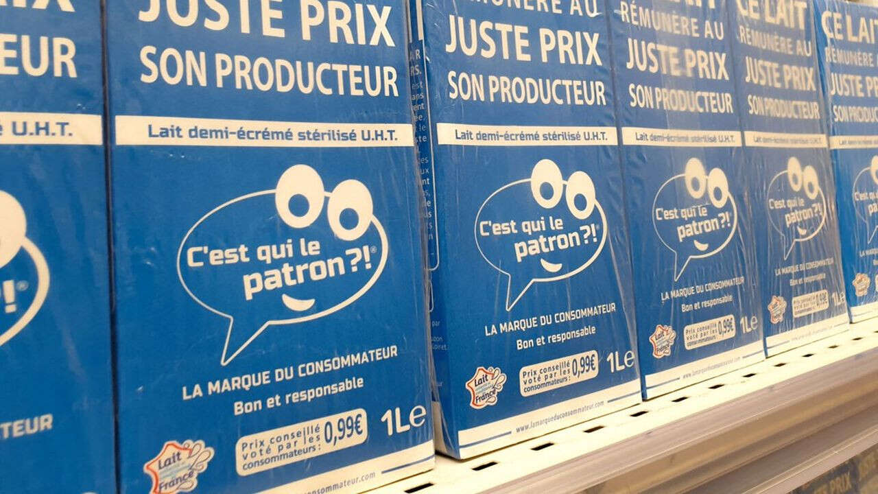 Plus cher, le lait «C'est qui le patron ?» se vend toujours plus