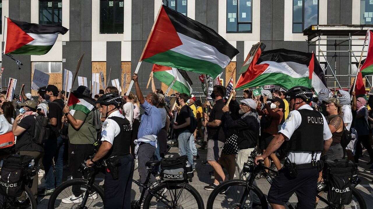 Présidentielle américaine 2024 : les manifestants pro-Gaza peinent à se faire entendre à Chicago