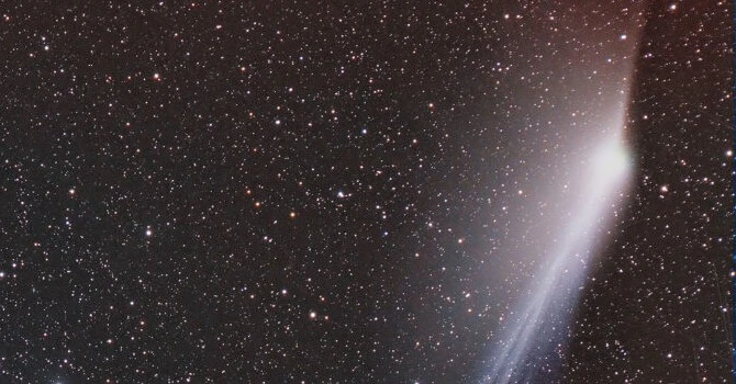 La foto astronomica della cometa 12P con due code spiegata bene #imaging