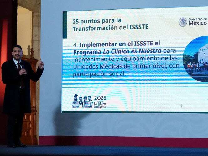 'La Clínica es Nuestra' llegará al Issste; se implementará en 565 unidades médicas: Batres