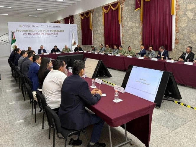 Marina presenta estrategia eje del Plan Michoacán